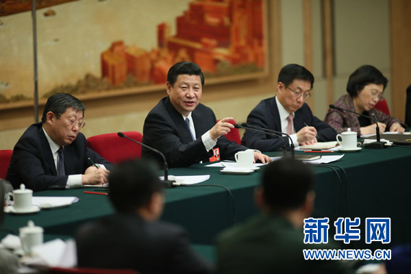 習近平在參加上海代表團審議時強調 堅定不移深化改革開放 加大創(chuàng)新驅動發(fā)展力度